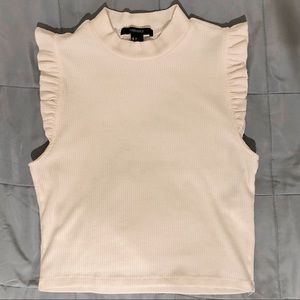 Forever 21 Frilled Sleeveless Top